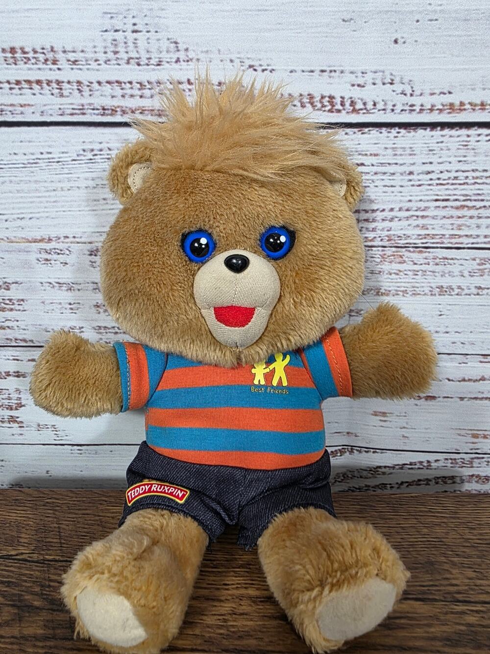 VTG Teddy Ruxpin Talking Bear Plush Non-Working for Parts Repair